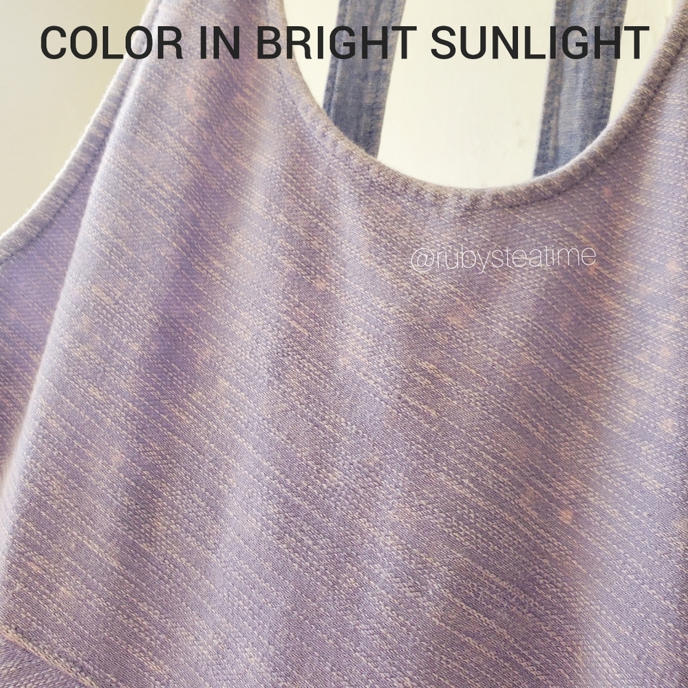 🎉 Rare! FREE PEOPLE Retro Lavender Acid Wash, Bodycon Mini Dress, New with Tag - Picture 7 of 9